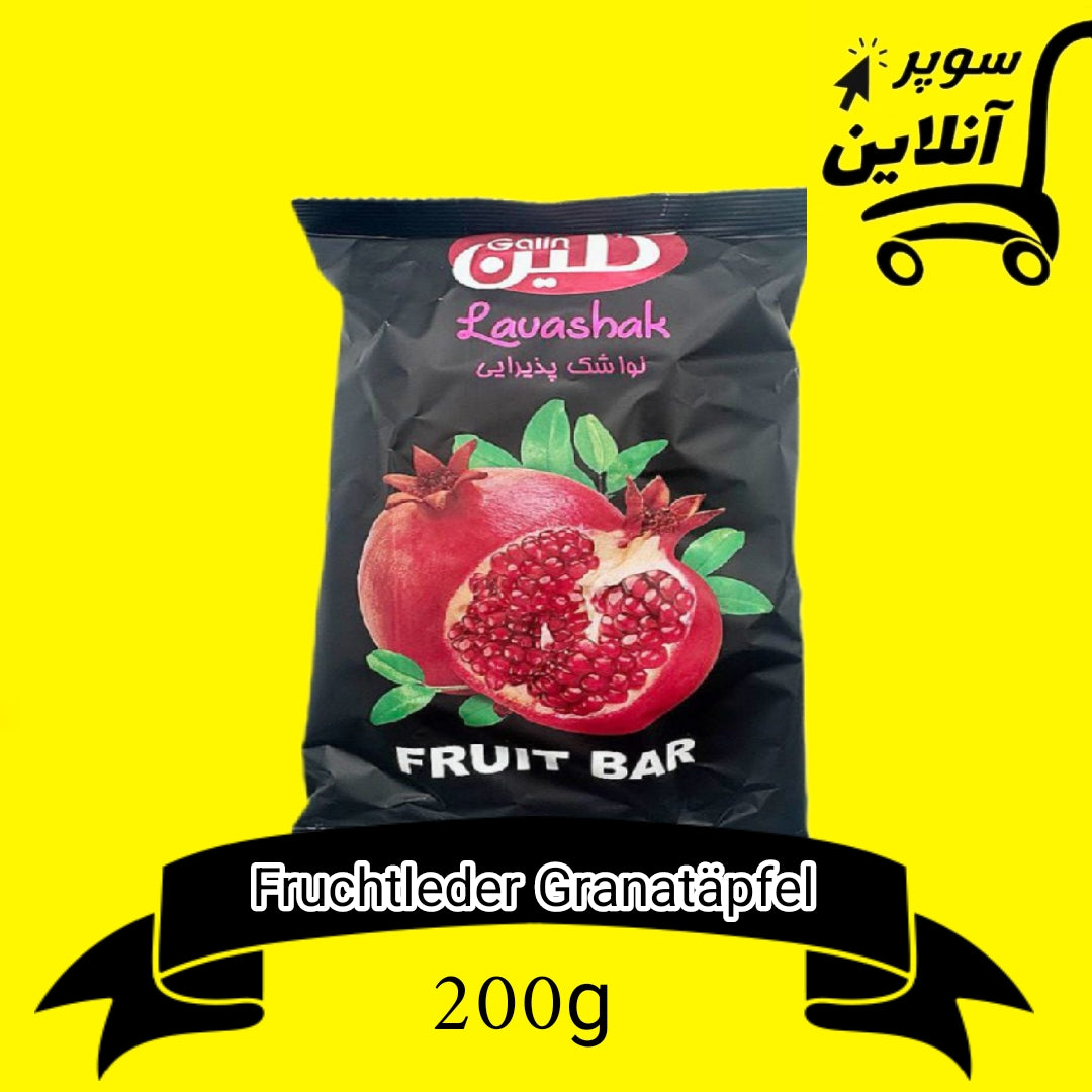 Fruchtleder Granatäpfel 200g | لواشک پذیرایی انار