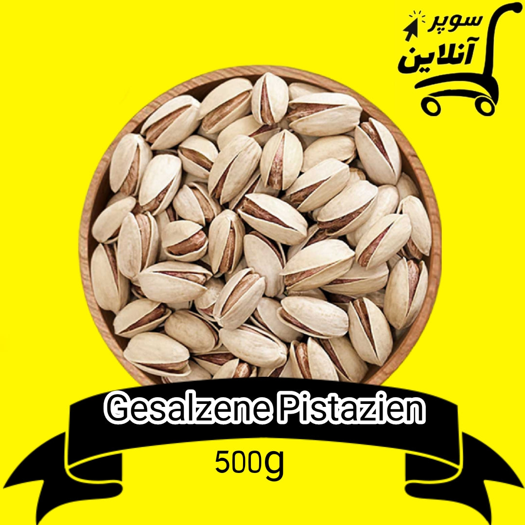 Gesalzene Pistazien 500g | پسته شور