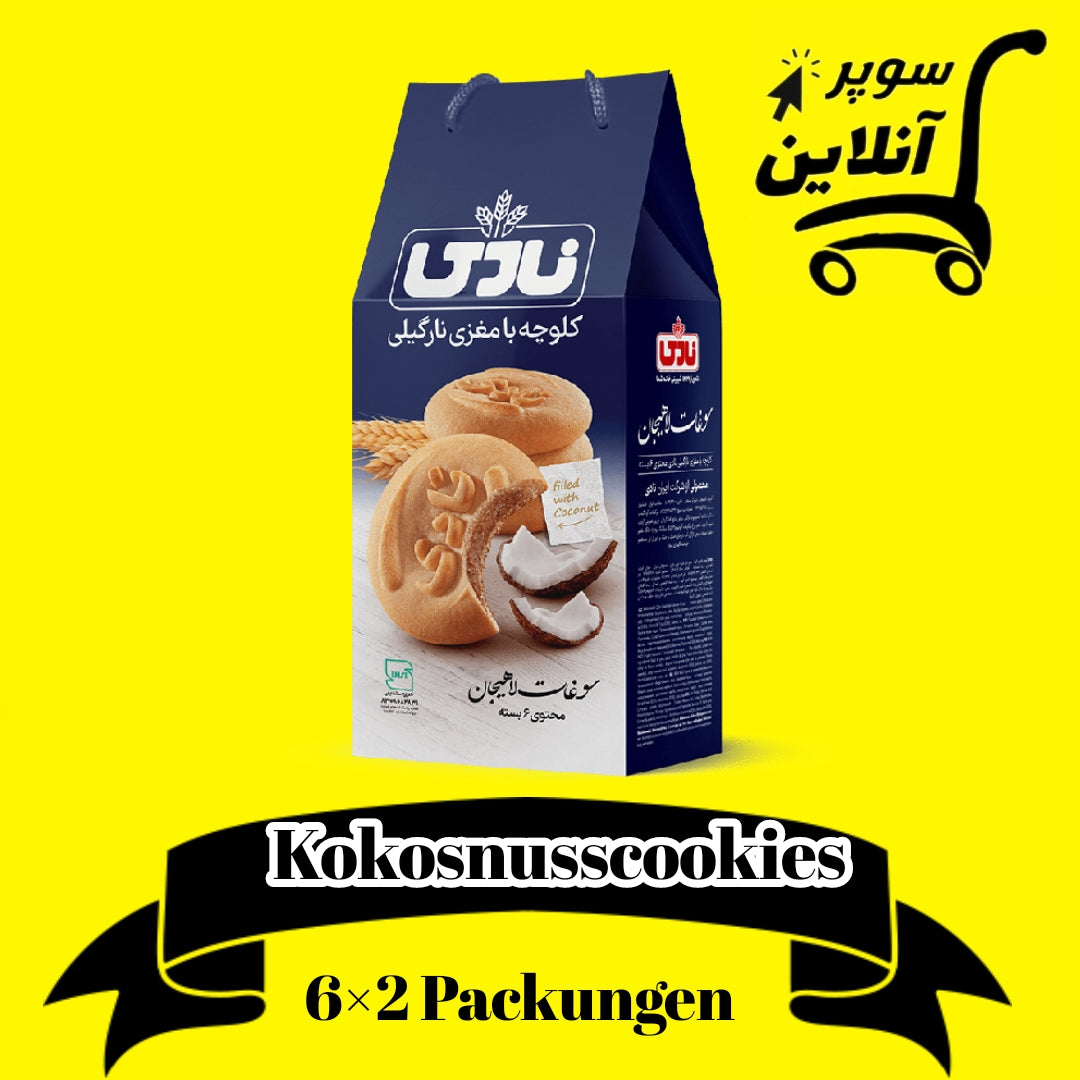 Kokosnusscookies 6×2 | کلوچه نارگیلی