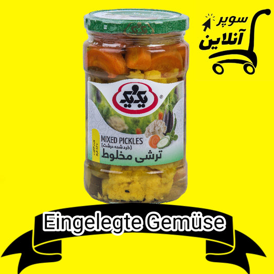 Eingelegte Gemüse 640g | ترشی مخلوط یک ویک