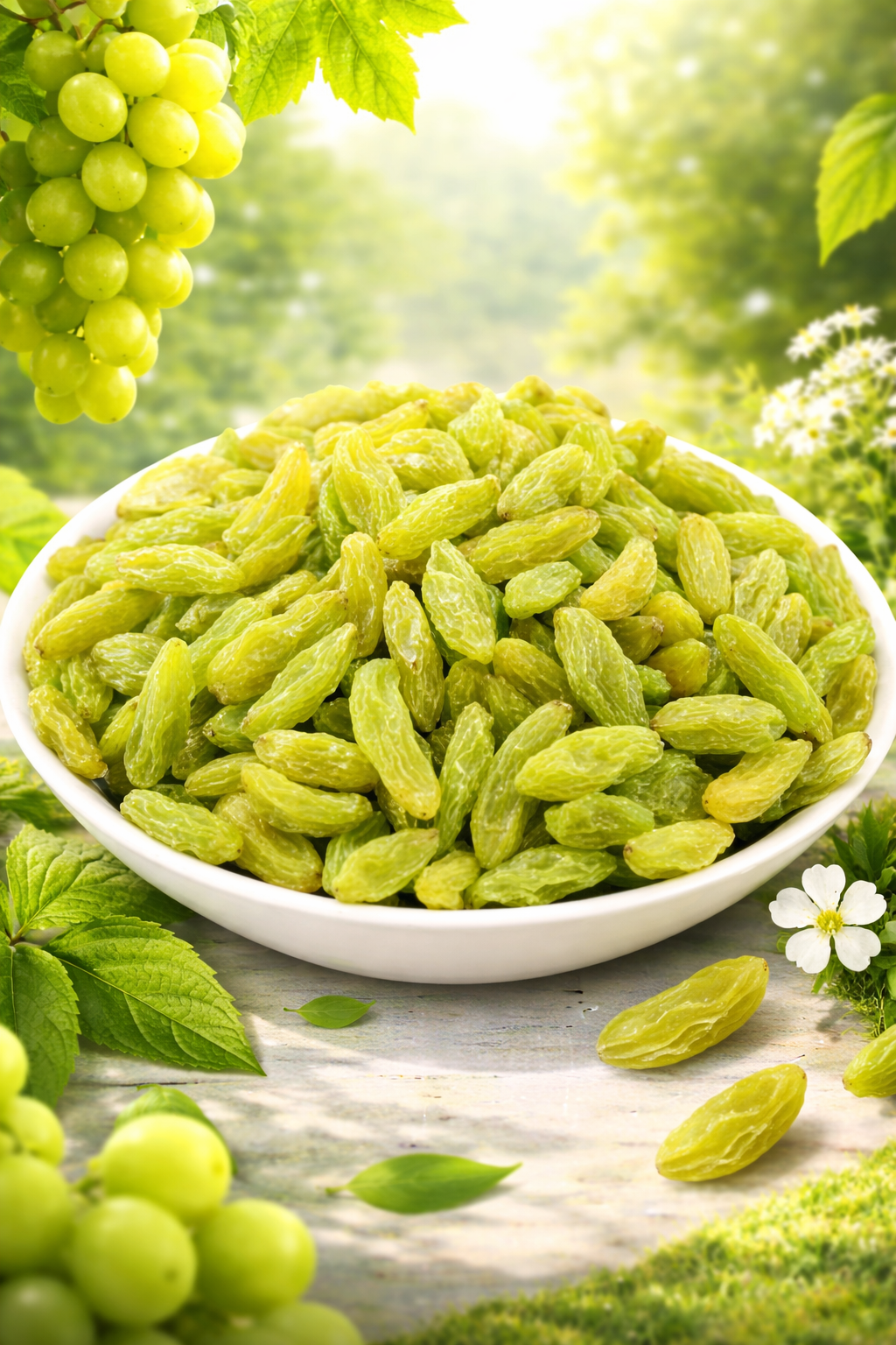 Grüne Rosienen 500g | کشمش سبز افغانستان